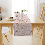 Cheerful Spring Exotic Canvas Table Runner for a Summery Look